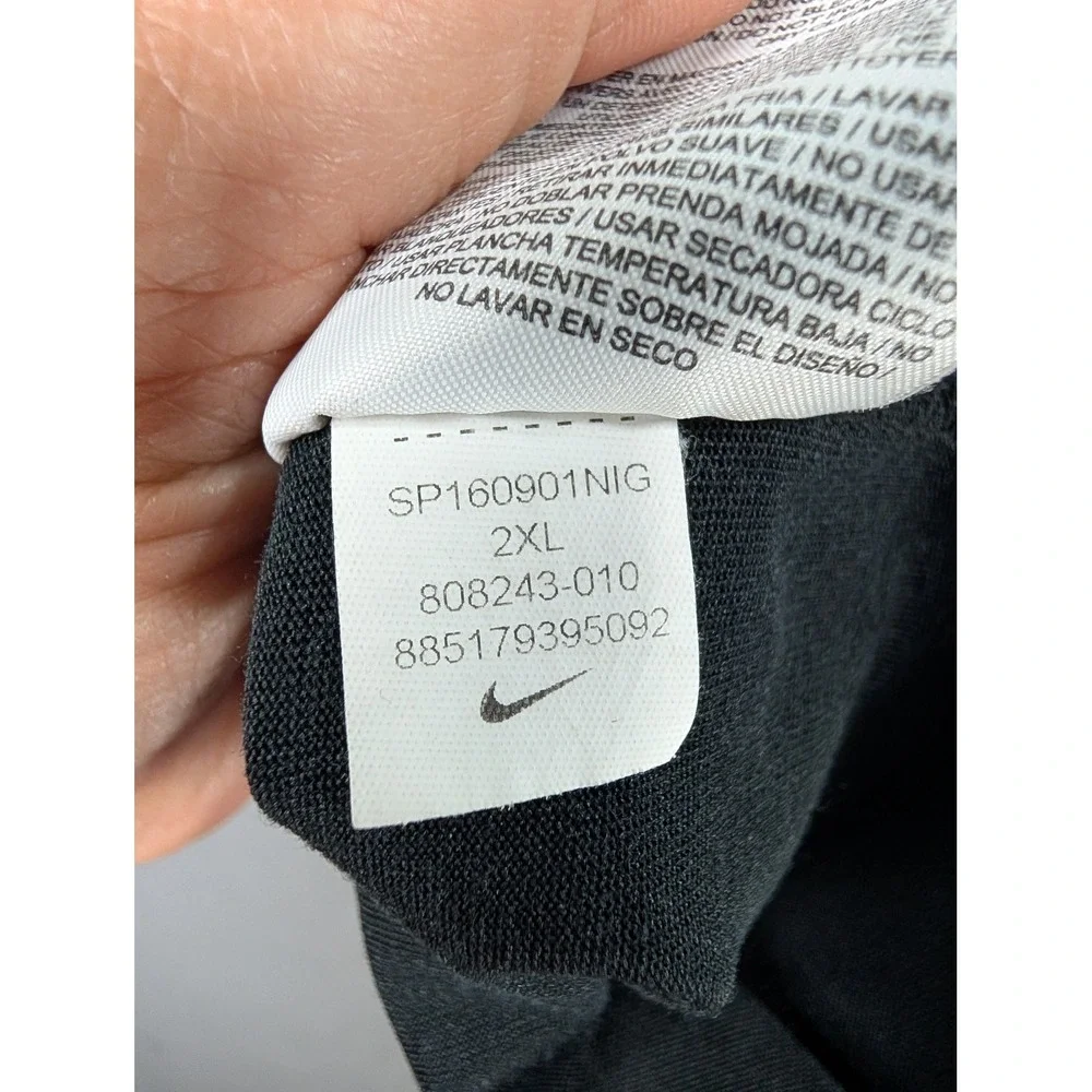 Nike Kobe Bryant Mamba Pocket T-Shirt Black Mens XXL Athletic Cut